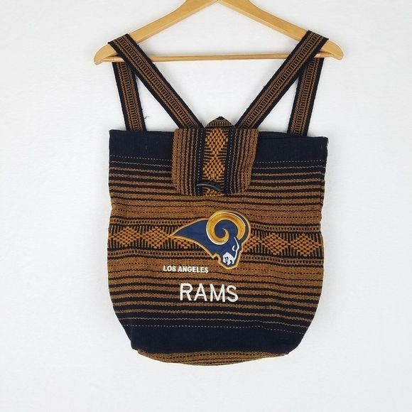 Rams Los Angeles Woven Backpack - Picture 1 of 9